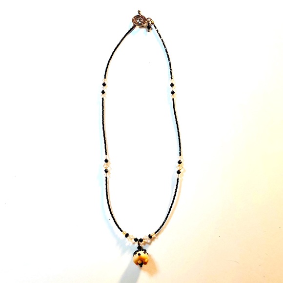 Handmade Little Hedge Hedgehog Necklace - Picture 3 of 11